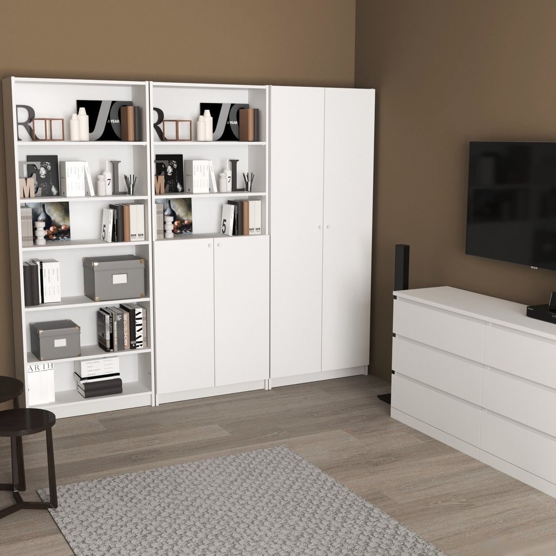 Стеллаж Mio Tesoro Varma Stand 80 (белый)