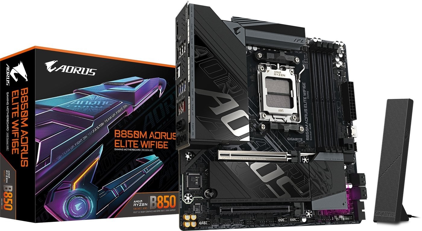 Материнская плата Gigabyte B850M Aorus Elite WiFi6E (rev. 1.1)