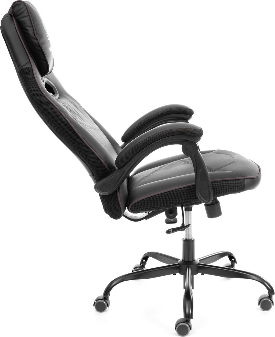 Игровое (геймерское) кресло TetChair Arena metalBL (кож/зам, черный/черный карбон, 36-6/карбон черный)