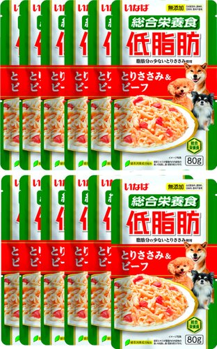 Пресервы Inaba Тайшебо Куриное филе и говядина 12х80 г