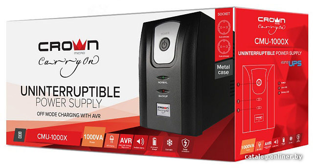 Источник бесперебойного питания CrownMicro CMU-1000X