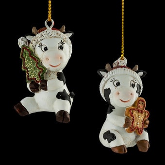 Елочная игрушка Erich Krause Decor Новогодняя коровка 51241