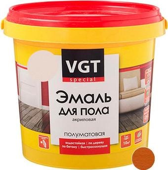 Эмаль VGT Профи для пола ВД-АК-1179 1 кг (желто-коричневый/орех)