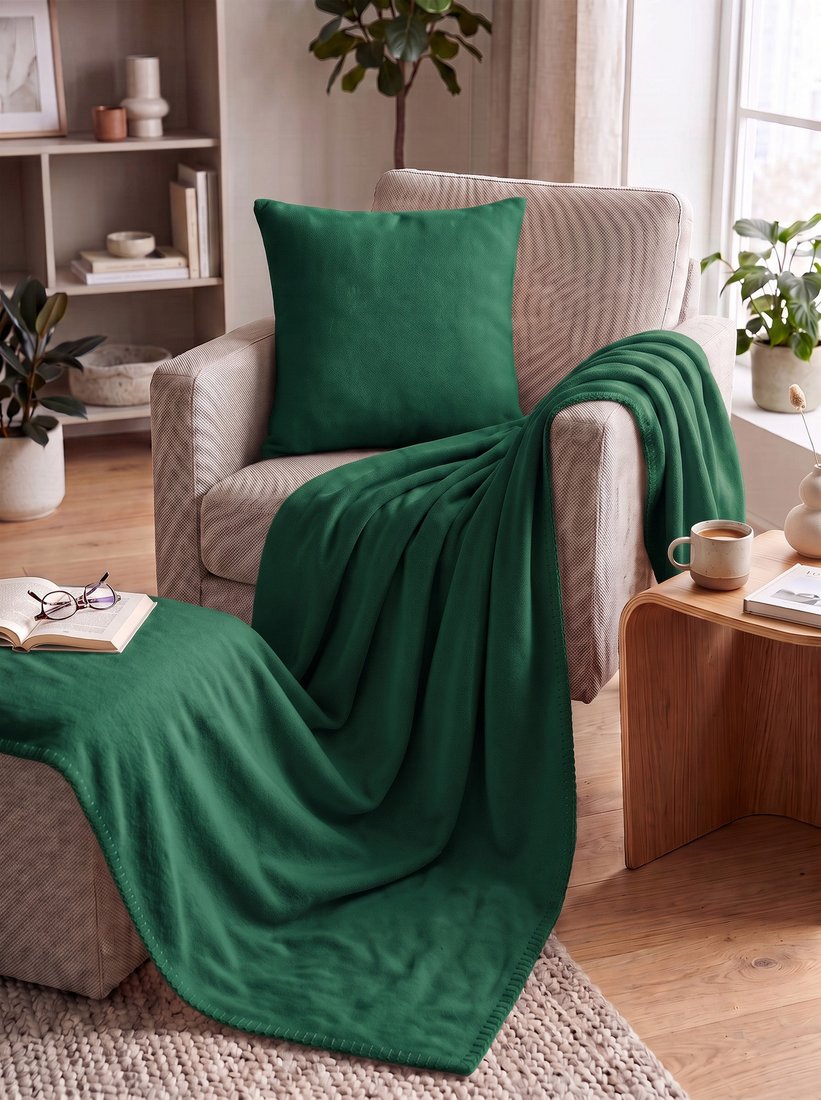 Декоративная подушка Файбертек ПД.38x38.Ф.Green