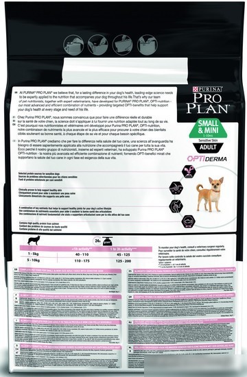 Корм для собак Pro Plan Adult Small & Mini Sensitive Skin 3 кг