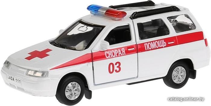 Технопарк Lada 111 Скорая SB-16-67-A-WB