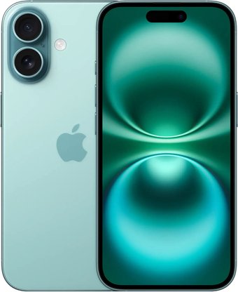 Телефон Apple iPhone 16 128GB (бирюзовый)