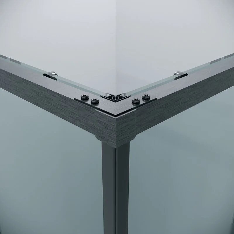Душевой уголок Grossman Galaxy 120x70x195 300.K33.01.1270.42.00 (графит сатин/прозрачное стекло)