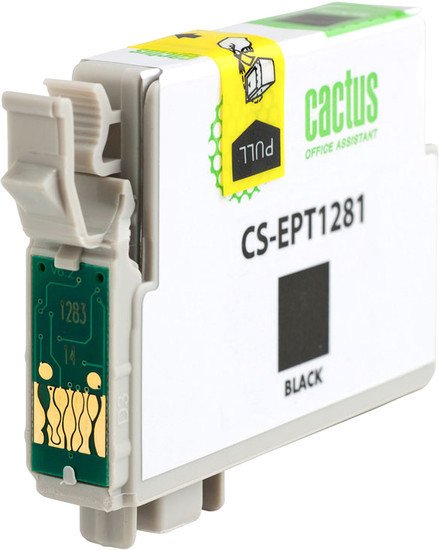 Картридж CACTUS CS-EPT1281 (аналог Epson C13T12814012)