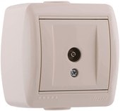 Розетка телевизионная Lezard Nata 710-0300-130 (кремовый)
