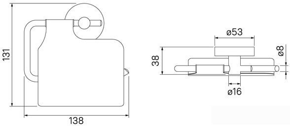 Держатель для туалетной бумаги IDDIS Sena SENSSC0i43