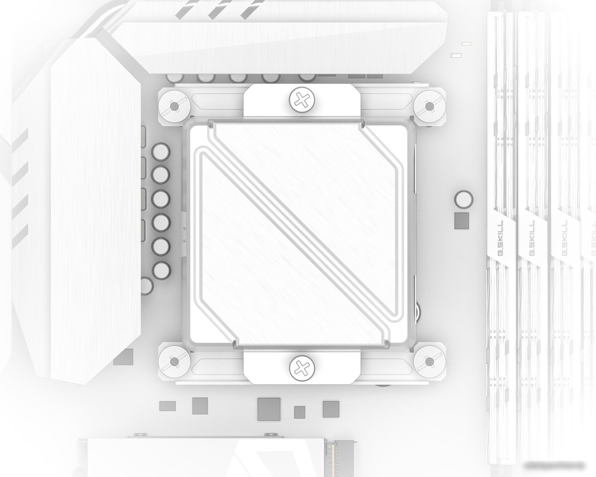 Система жидкостного охлаждения для процессора ID-Cooling DashFlow 240 Basic White