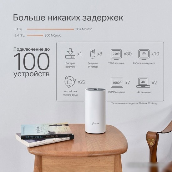 Wi-Fi роутер TP-Link Deco P9 (2 шт.)