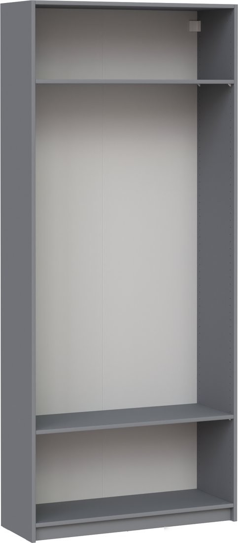 Шкаф-купе Mio Tesoro Макс 100x36x233 2.06.07.260.4 (серый)