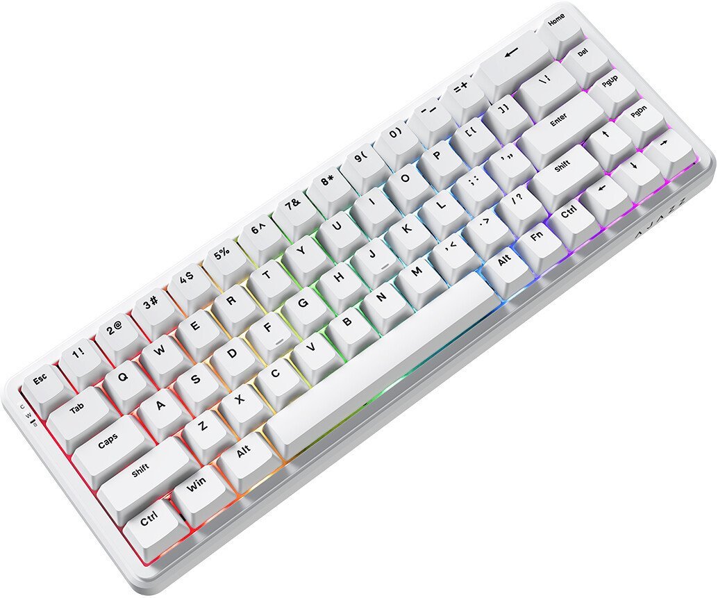 Клавиатура Ajazz AK680 Max (белый)