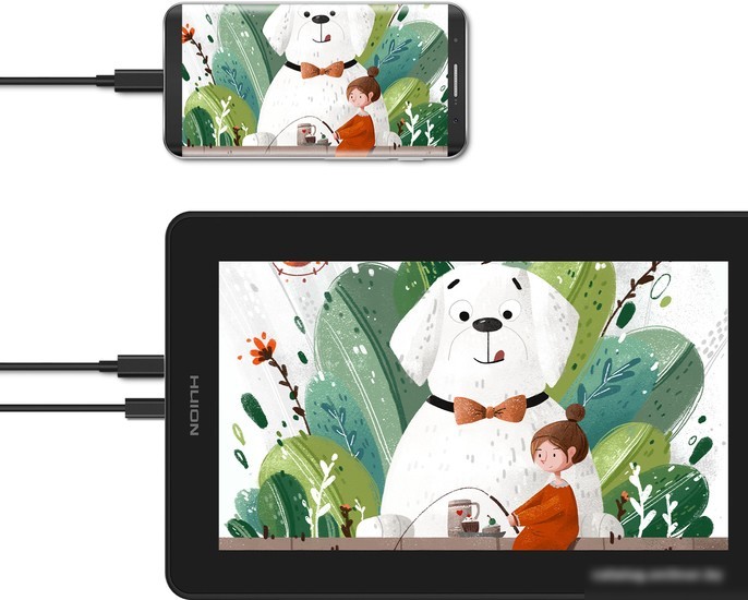 Графический монитор Huion Kamvas 12 (черный)
