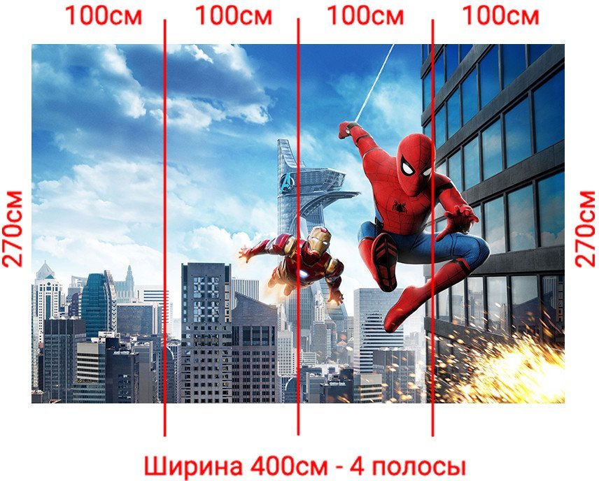 Фотообои Arthata Fotooboi-SpiderMan-65 (400x270)