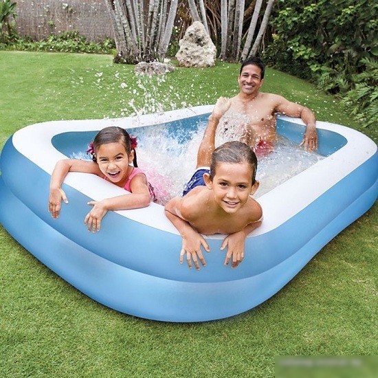 Надувной бассейн Intex Swim Center 57180 (203х152x48, голубой)
