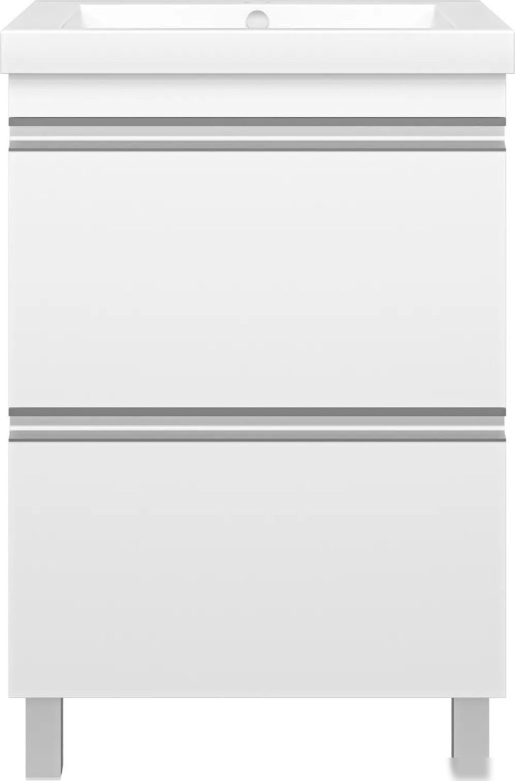 Misty Тумба с умывальником Ингрид 60 П-Инг-01060-012Я+10.150.00580.001