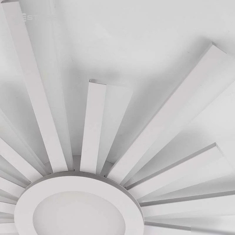 Припотолочная люстра Estares Teresa 100W R-APP-680x50-White/White-220-IP20
