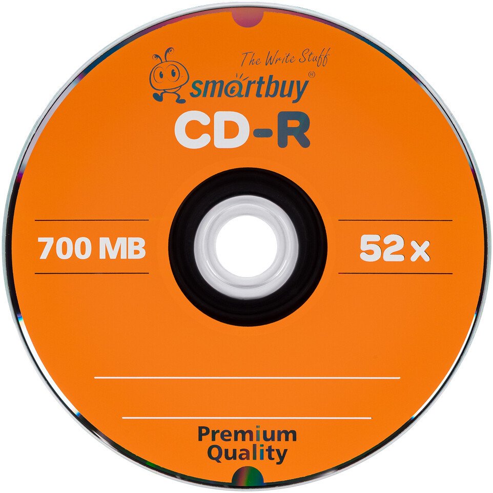 CD-R диск SmartBuy SBCD-R10 700Mb 52х (10 шт.)