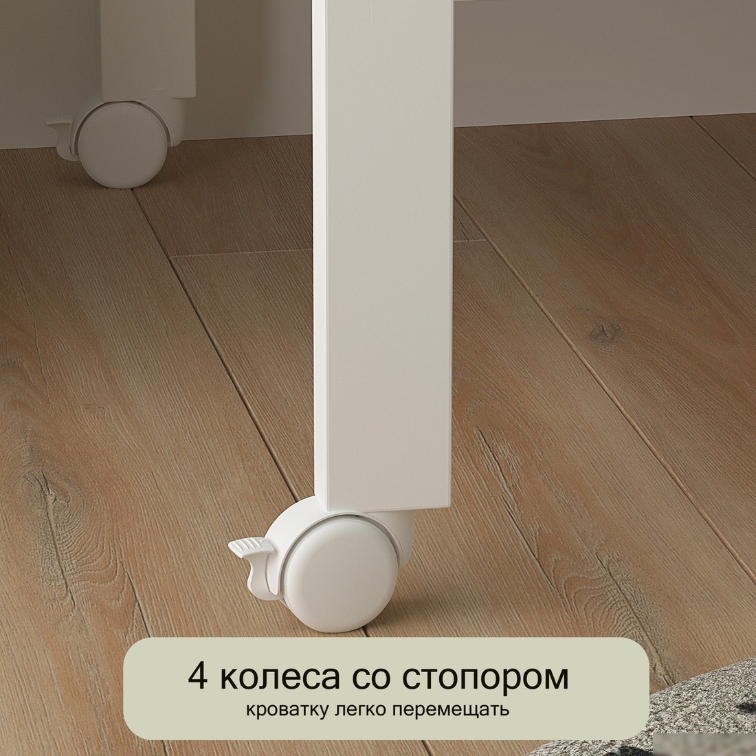 Классическая детская кроватка СКВ-Компани 3190111 (белый)