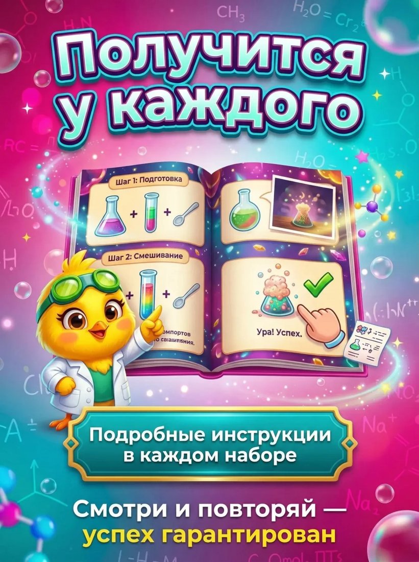Набор для опытов Kristi Hobby СПА лаборатория 20 в 1