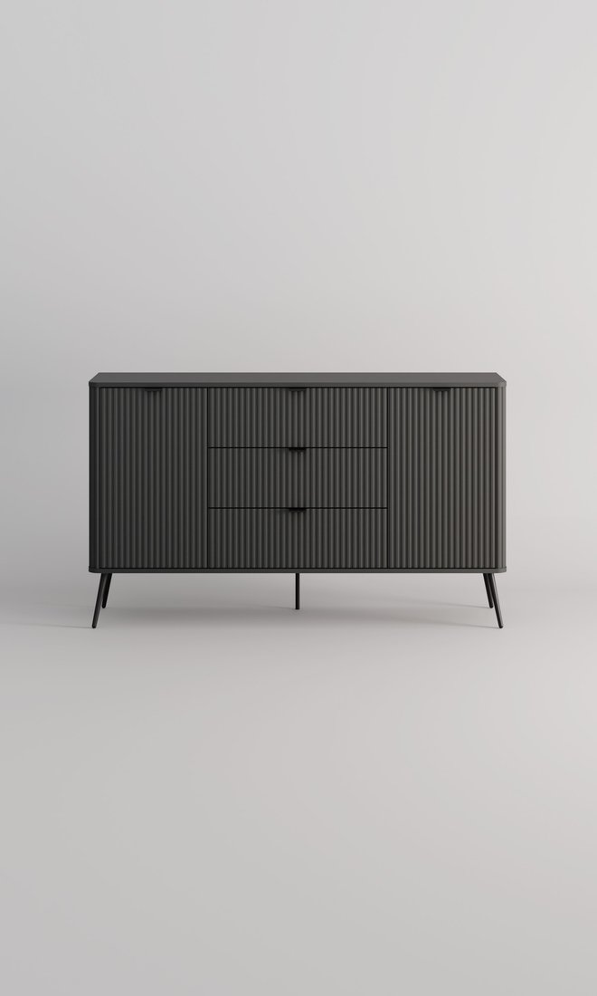 Тумба Arvento Rondo 2D3S (графит/дарк грей)