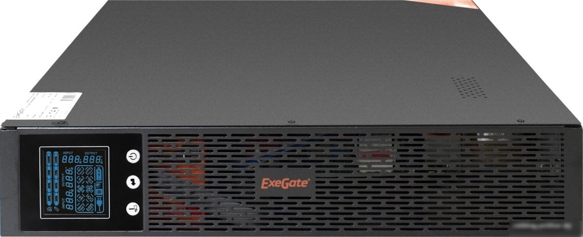 Источник бесперебойного питания ExeGate SinePower UHB-1000.LCD.AVR.C13.RJ.USB.2U