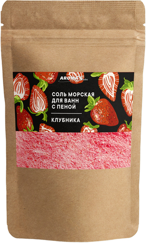 Aroma Saules Соль для ванны Клубника 1.2 кг
