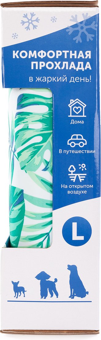Коврик (подстилка) SkyRus Охлаждающий Cooling Mat ICE-SCM05-04 (зеленый лист)