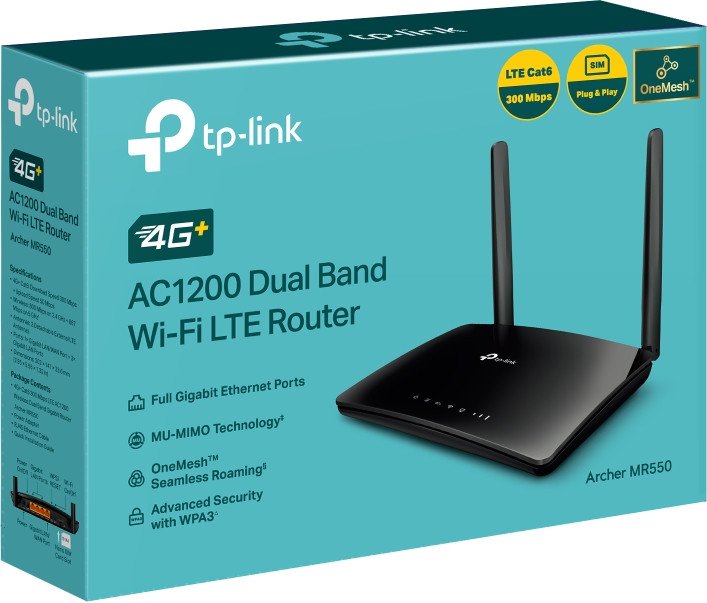 4G Wi-Fi роутер TP-Link Archer MR550