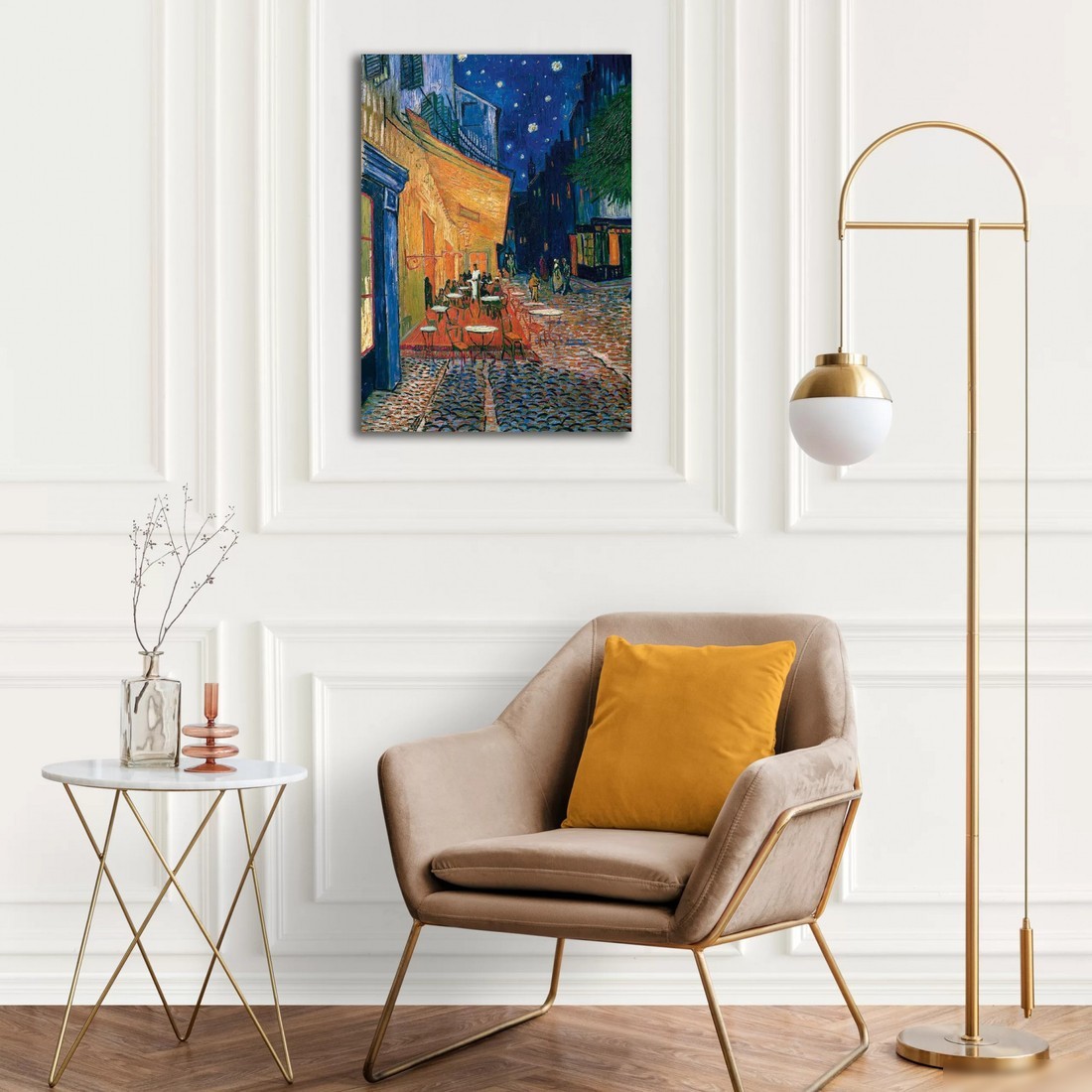 Картина Stamprint Ночная терасса кафе В. ван Гог PT008 (70x50)
