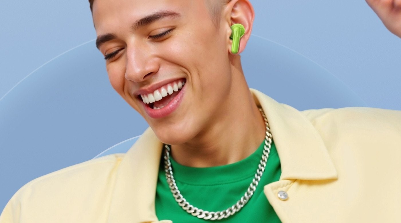 Наушники Realme Buds T200 (зеленый)