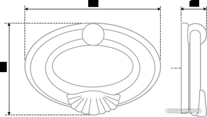 Ручка мебельная Boyard RC027AB.3