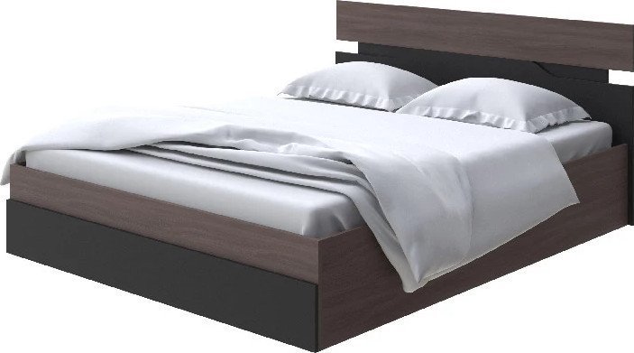 Кровать Ormatek Proson Milton с ПМ 140x190 (ясень шимо темный/черный)