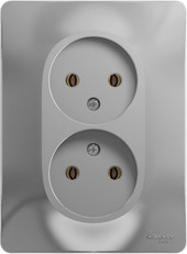 Розетка Schneider Electric Glossa GSL000320 (алюминий)