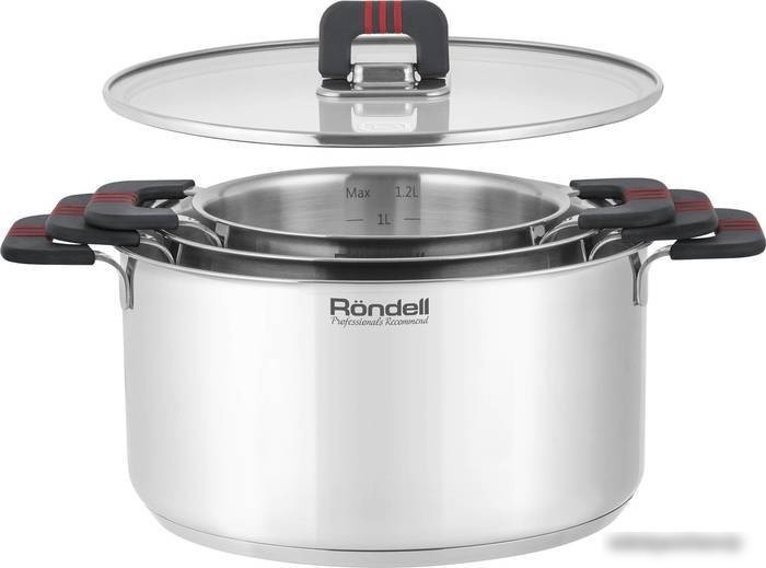 Кастрюля Rondell Stripes RDS-1638