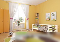Кровать-тахта Мебельград Соня вариант 2 (массив сосны белый)