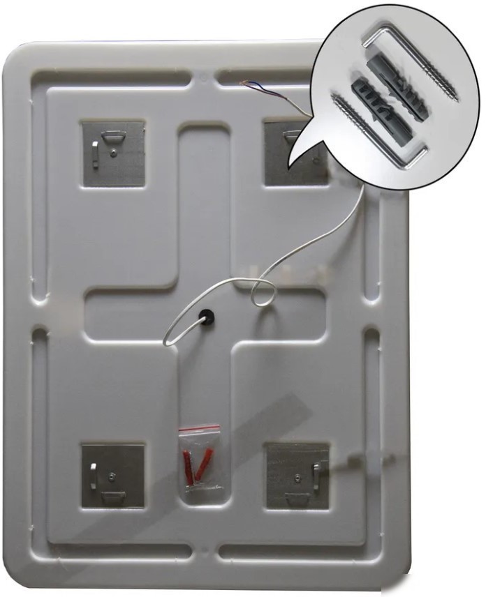 Пекам Зеркало Marta 1 140x80 marta1-140x80dpcl (с подсветкой,с сенсором на взмах руки,подогрев,часы)