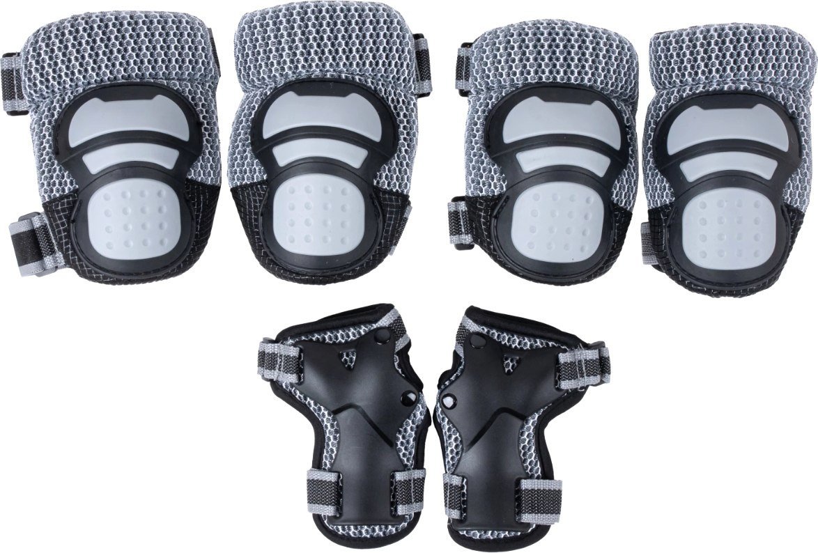 Комплект защиты Tech Team Safe Fit Teens 4.0 NN013949 (S, серый)