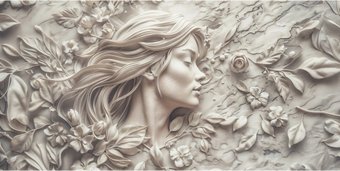 Флизелиновые обои Citydecor Барельеф 3D 2 (300x150см)