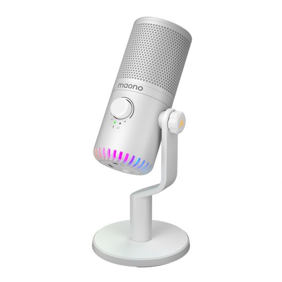 Проводной микрофон Maono DM30 (белый)