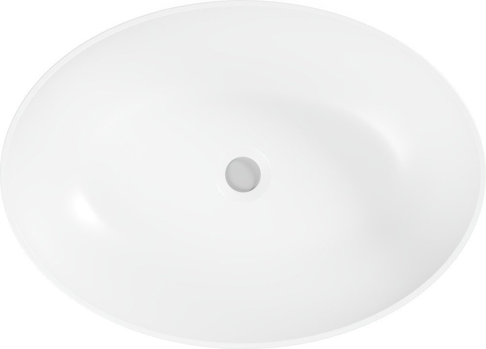Умывальник Belux Дубай Д-570 (18, белый матовый/Solid Surface)