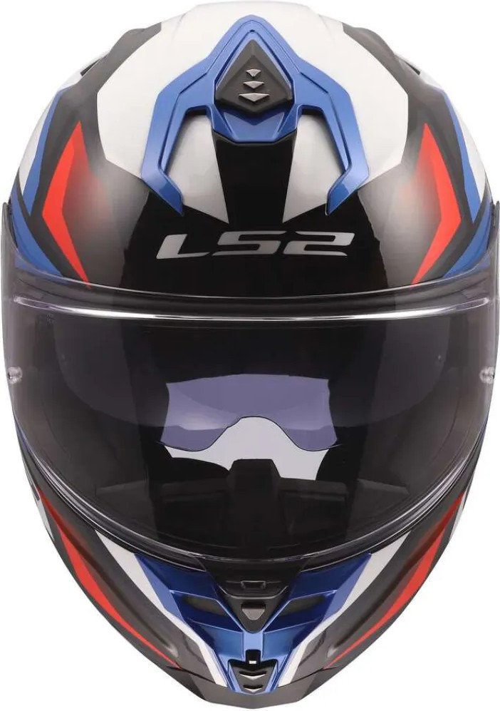 Мотошлем LS2 FF817 Challenger II Viper (XL, белый/синий/красный)