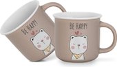 Набор кружек Fissman Be Happy 3716 (2шт)