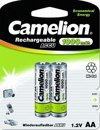 Аккумуляторы Camelion NC-AA1000BP2 2шт