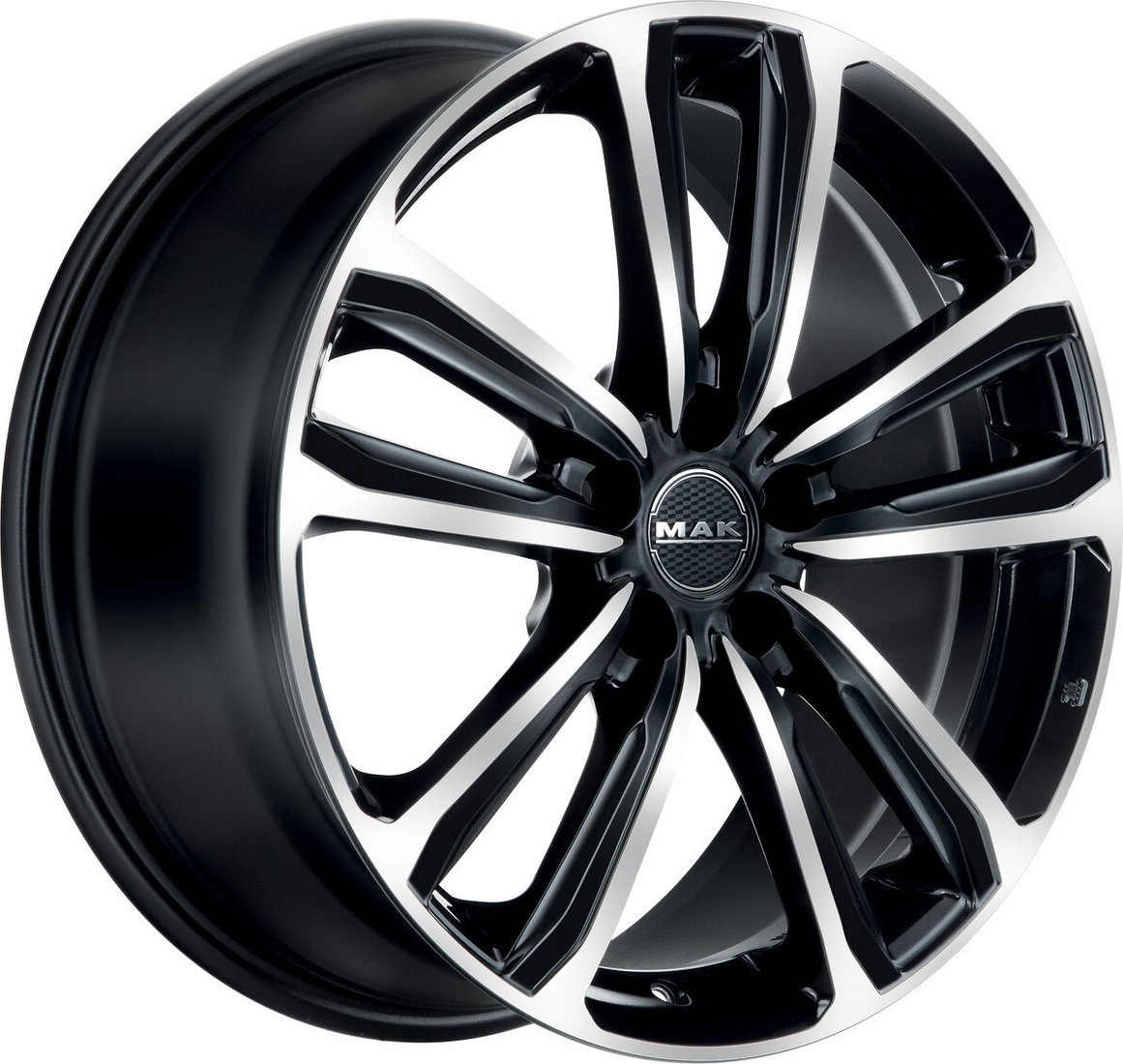 Литые диски MAK Magma 18x7" 5x114.3мм DIA 76мм ET 45мм Black Mirror