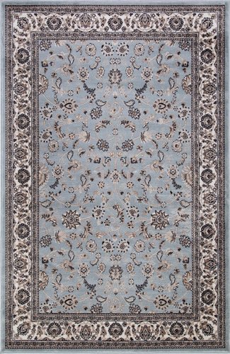 Ковер для жилой комнаты Merinos Valencia Deluxe d251-STAN-L.BLUE-BROWN (2.5x5)