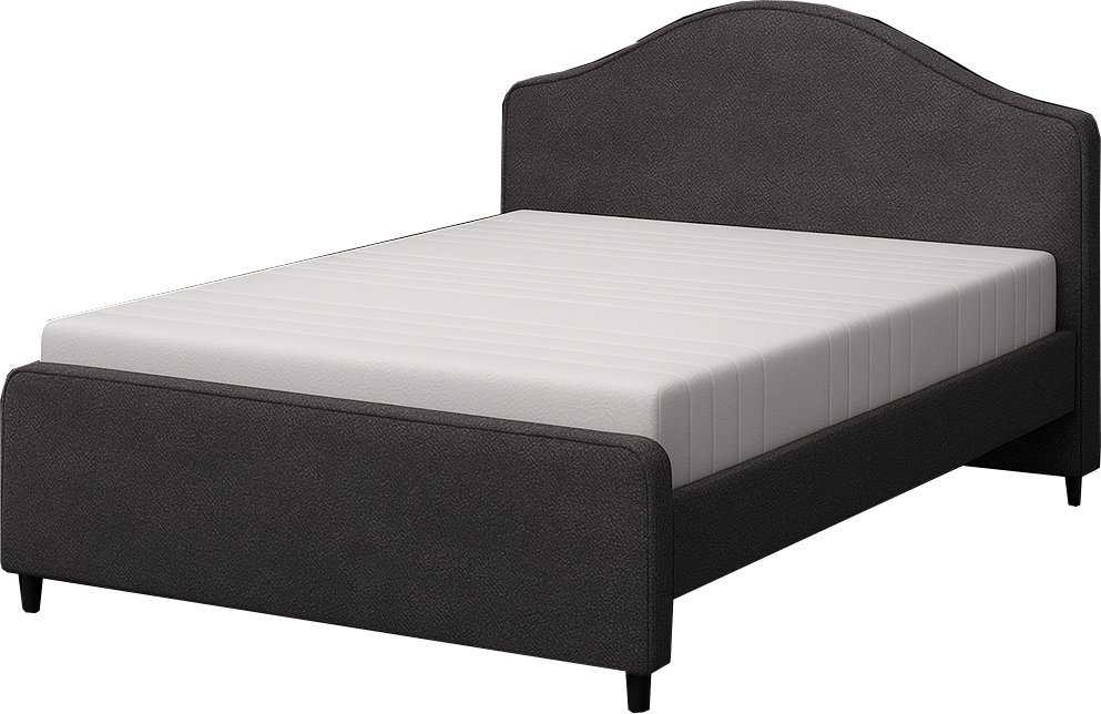 Кровать Sonit Dana 140x200 шенилл Eclipse (07 светло-серый)